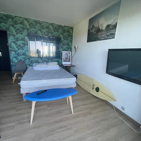 アパート Sur 2 Plages , Piscine Et 3 Personnes ビアリッツ